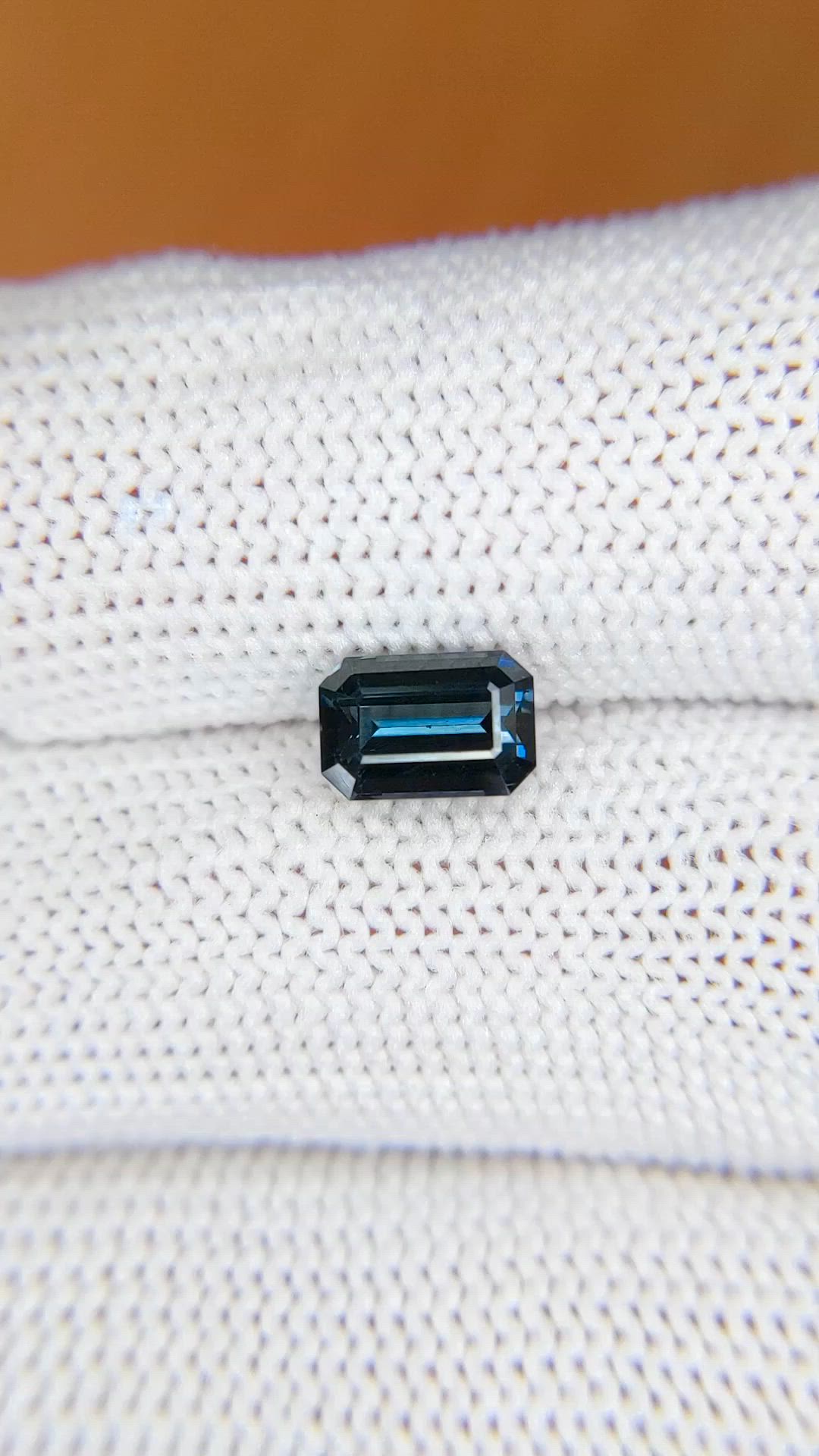 1.53 Ct. Greenish Blue Spinel from Ceylon (Sri Lanka) Size Video
