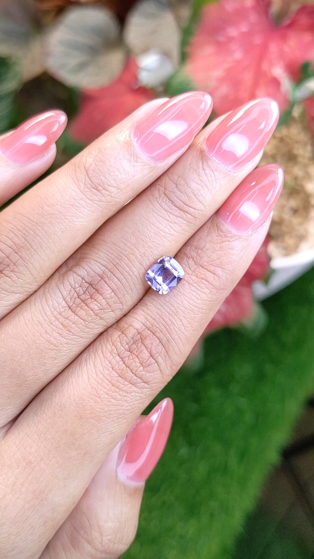 1.47 Ct. Purple Spinel from Ceylon (Sri Lanka) Size Video