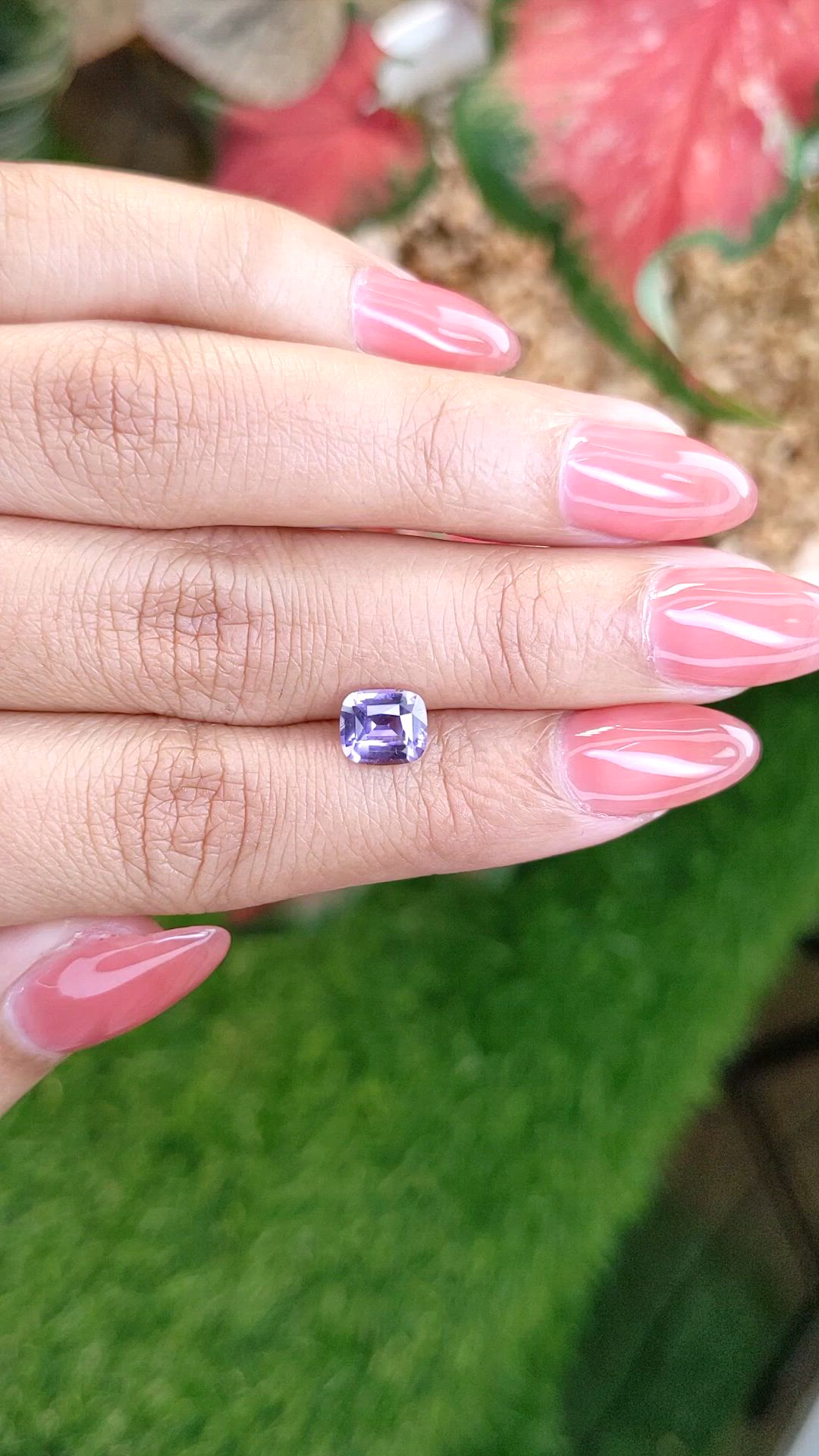1.47 Ct. Purple Spinel from Ceylon (Sri Lanka) Size Video