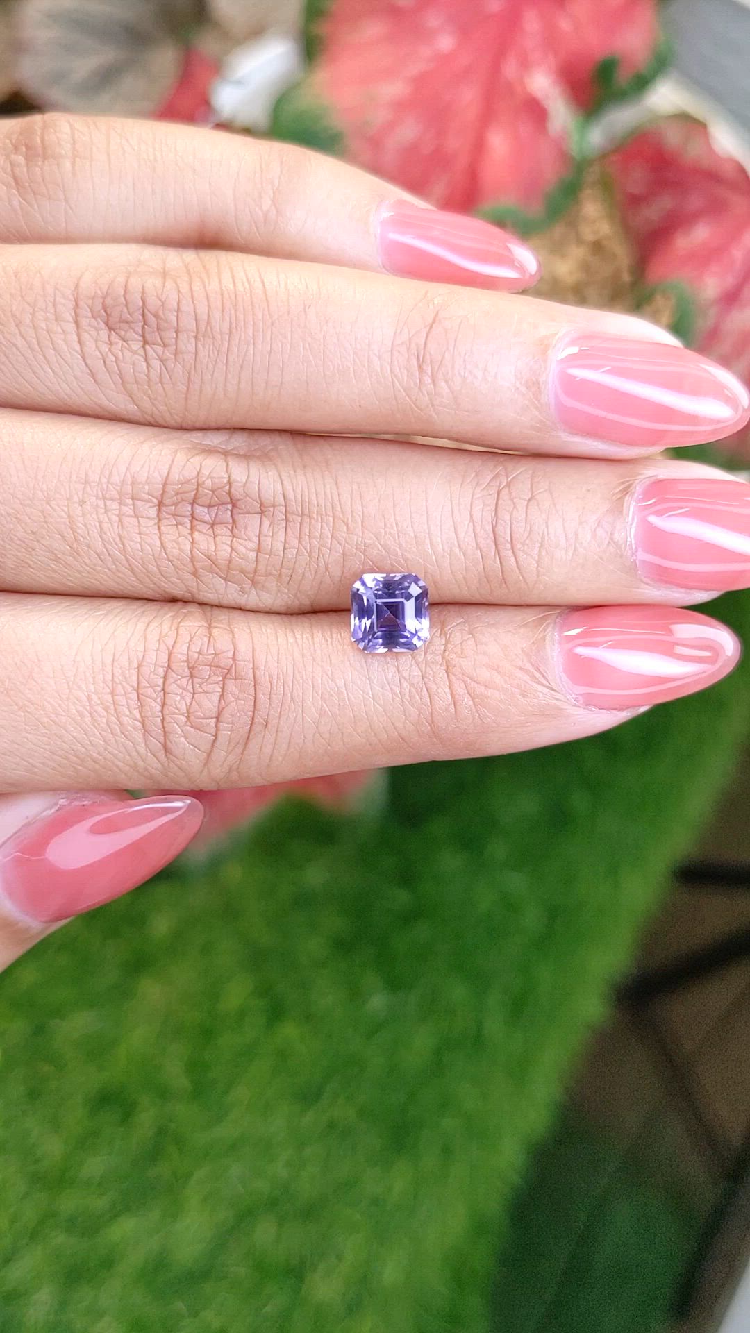2.25 Ct. Purple Spinel from Ceylon (Sri Lanka) Size Video