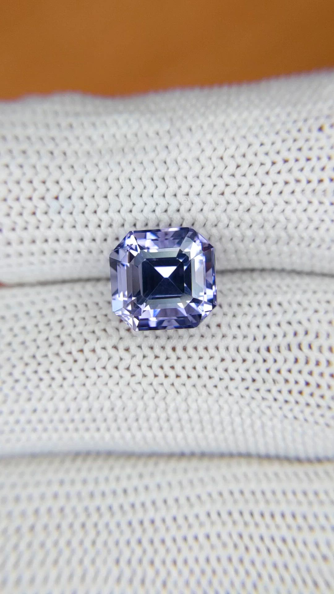 4.79 Ct. Violet Spinel from Ceylon (Sri Lanka) Size Video