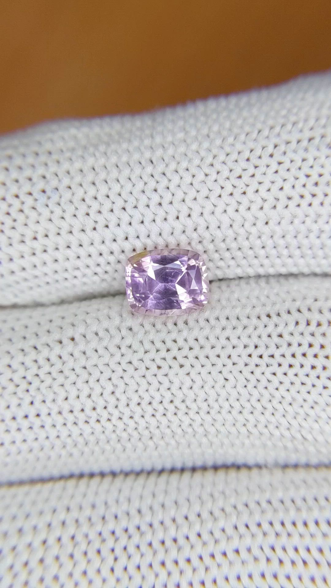 1.45 Ct. Purplish Pink Spinel from Ceylon (Sri Lanka) Size Video