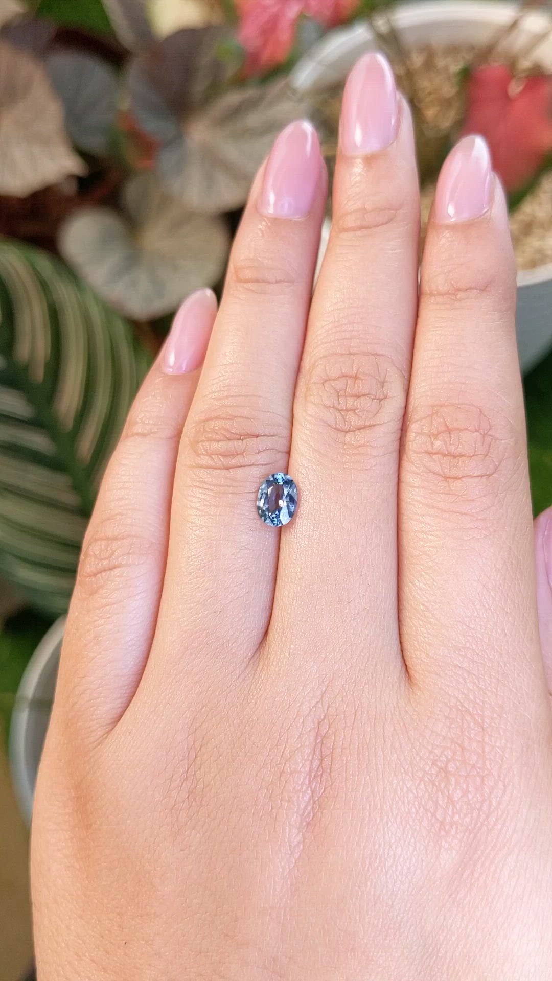 0.94 Ct. Blue Spinel from Ceylon (Sri Lanka) Size Video