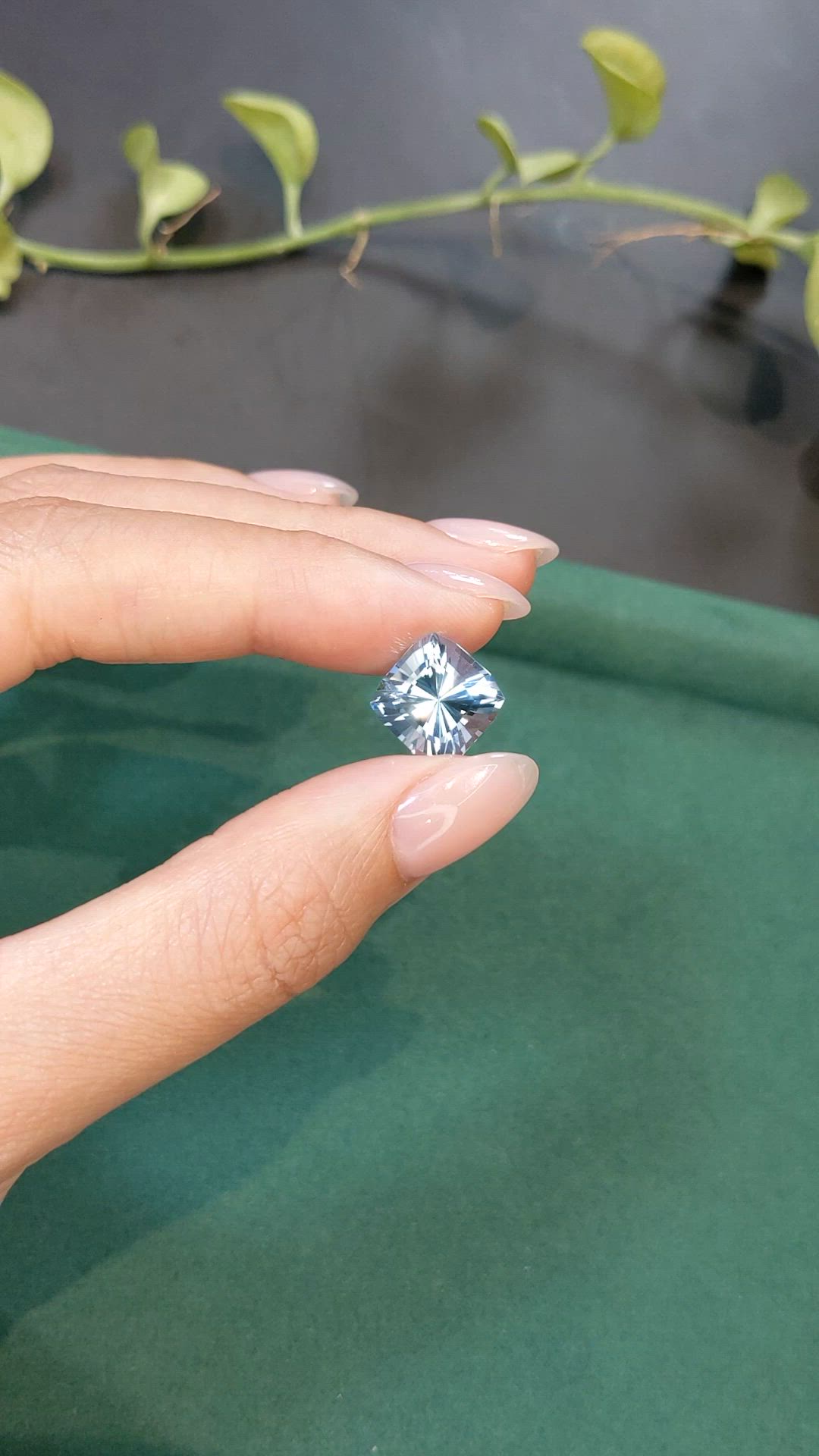 8.03 Ct. Sky Blue Topaz from Brazil Size Video