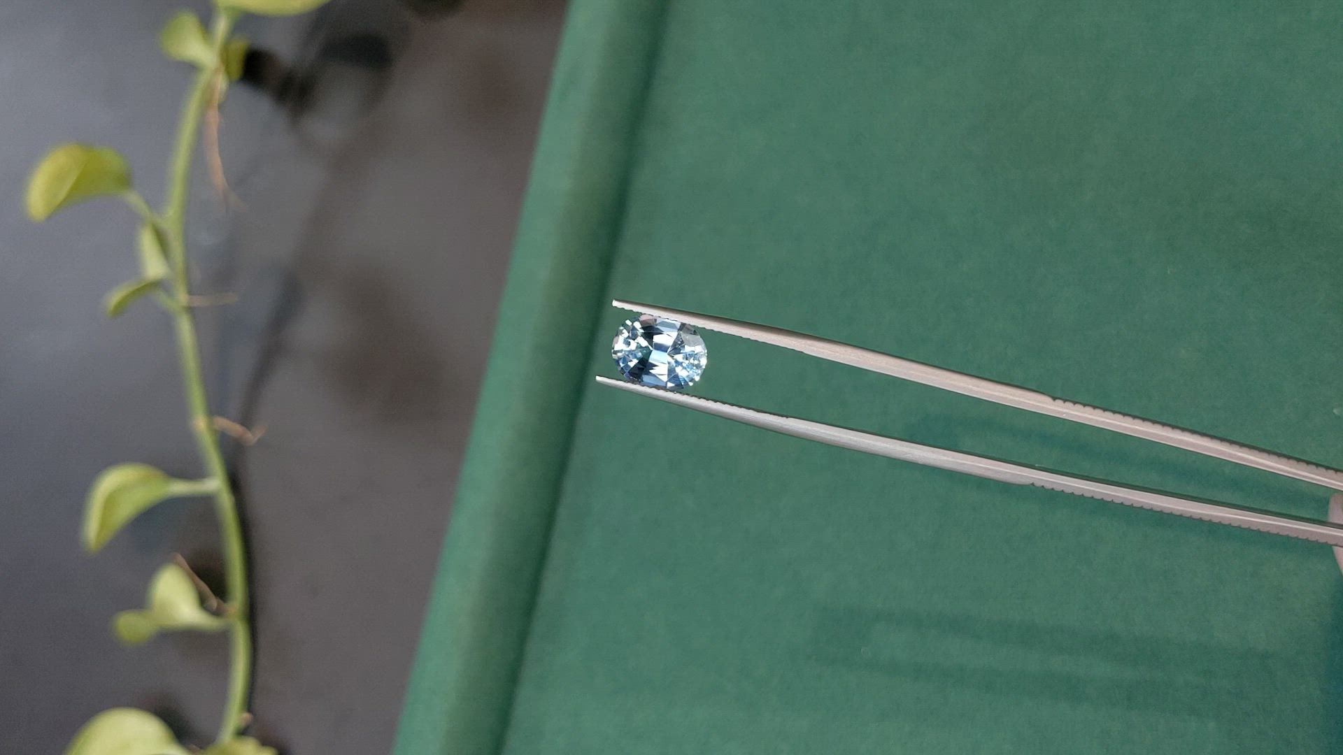 1.86 Ct. Sky Blue Topaz from Brazil Size Video