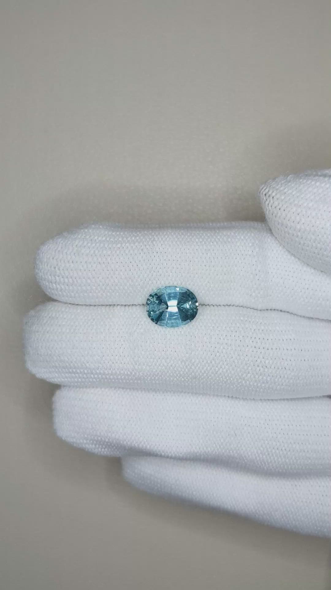 1.86 Ct. Sky Blue Topaz from Brazil Size Video