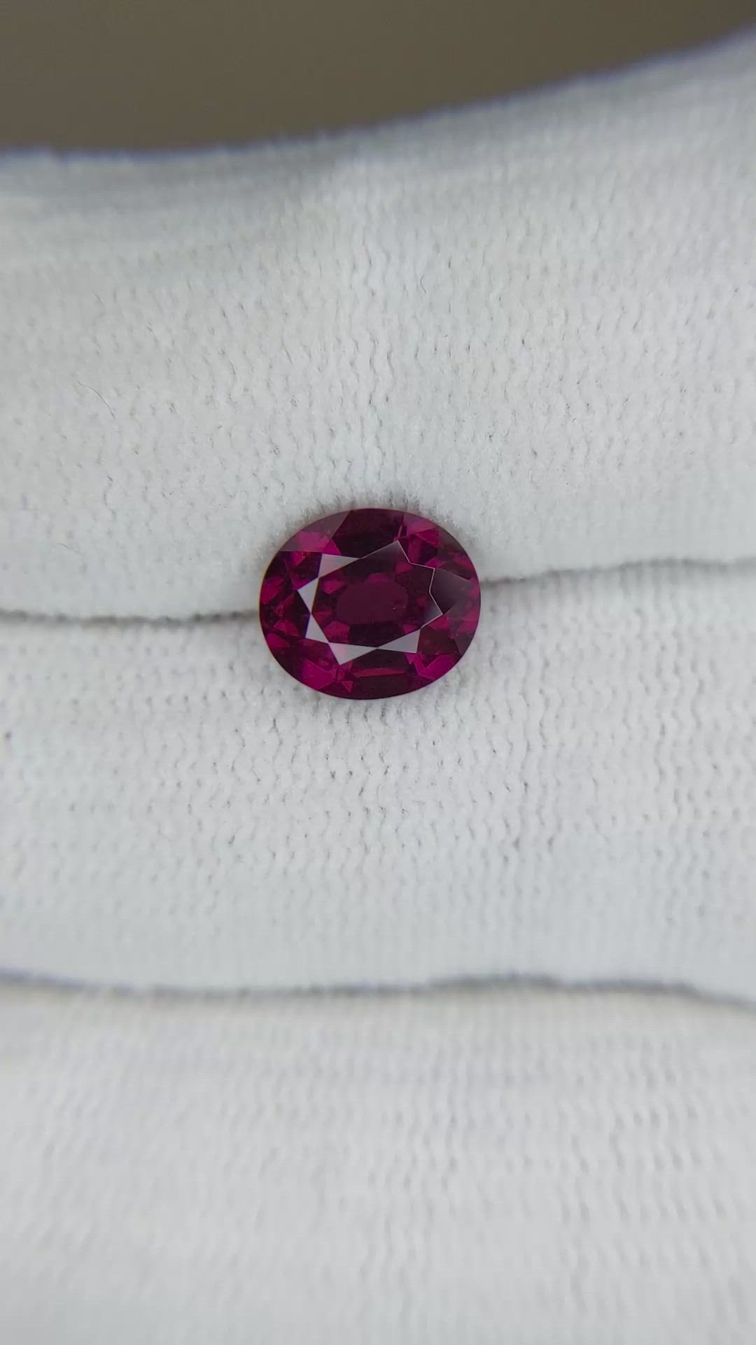 2.50 Ct. Pinkish Purple Garnet from Tanzania Size Video