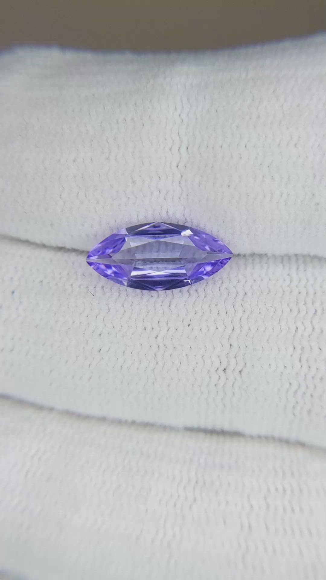 1.98 Ct. Violet Tanzanite from Tanzania Size Video