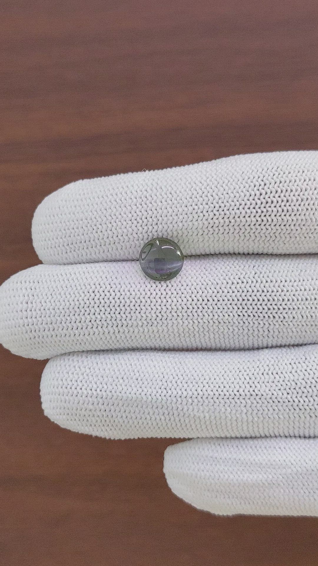 2.05 Ct. Cabochon Alexandrite from Tanzania Size Video