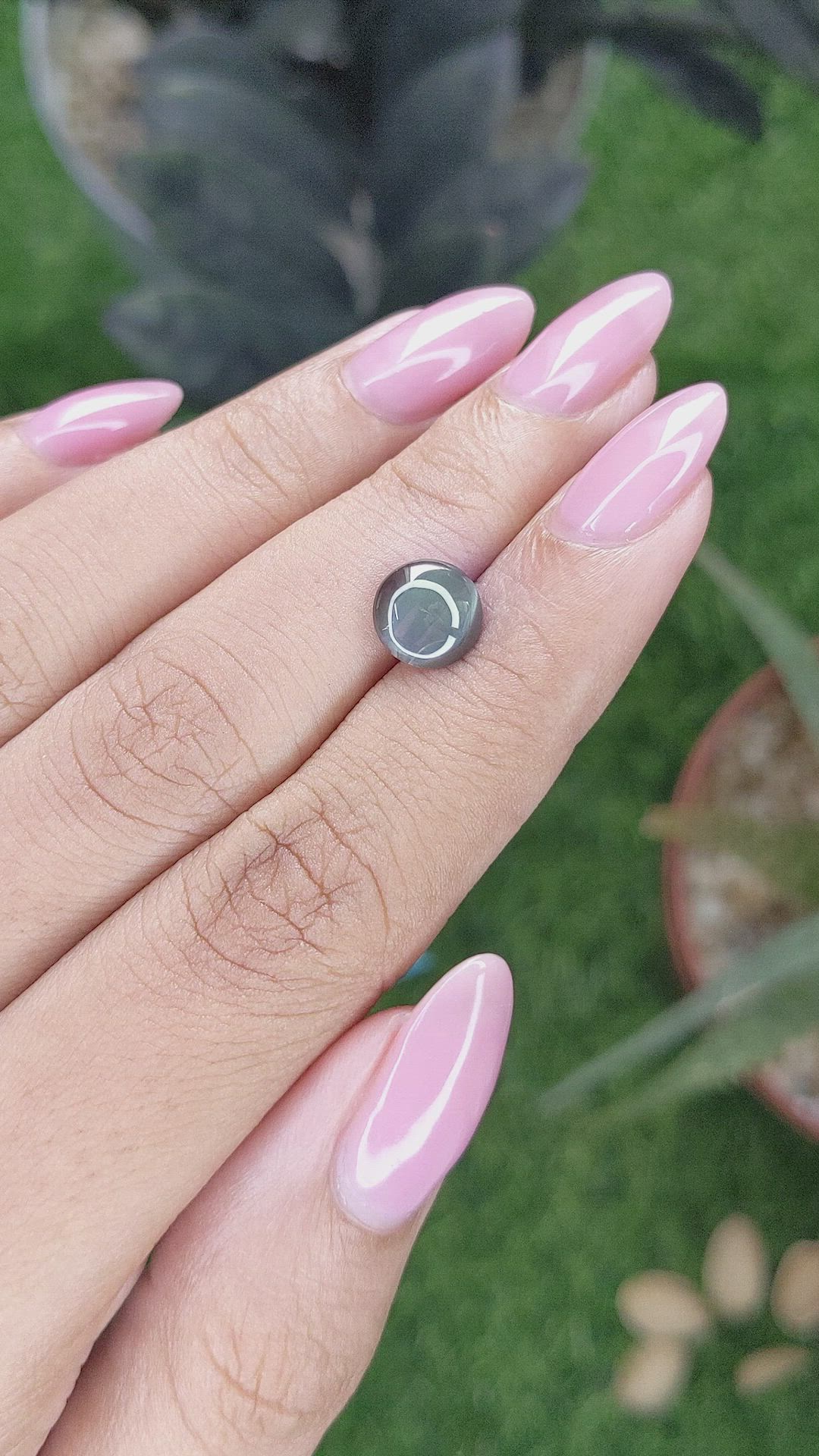 2.05 Ct. Cabochon Alexandrite from Tanzania Size Video