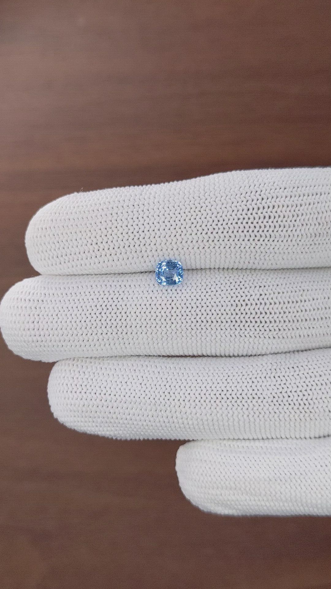 0.73 Ct. Blue Spinel from Tanzania Size Video