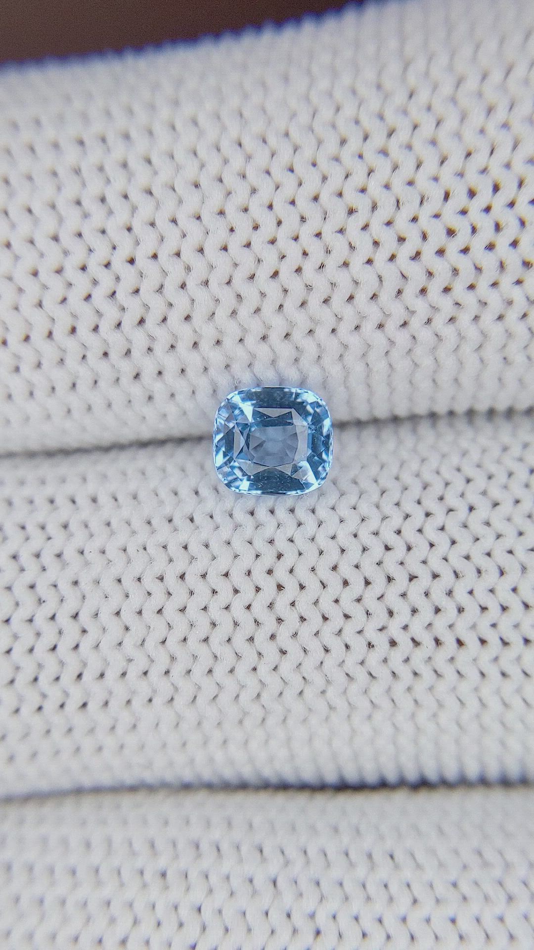 0.73 Ct. Blue Spinel from Tanzania Size Video