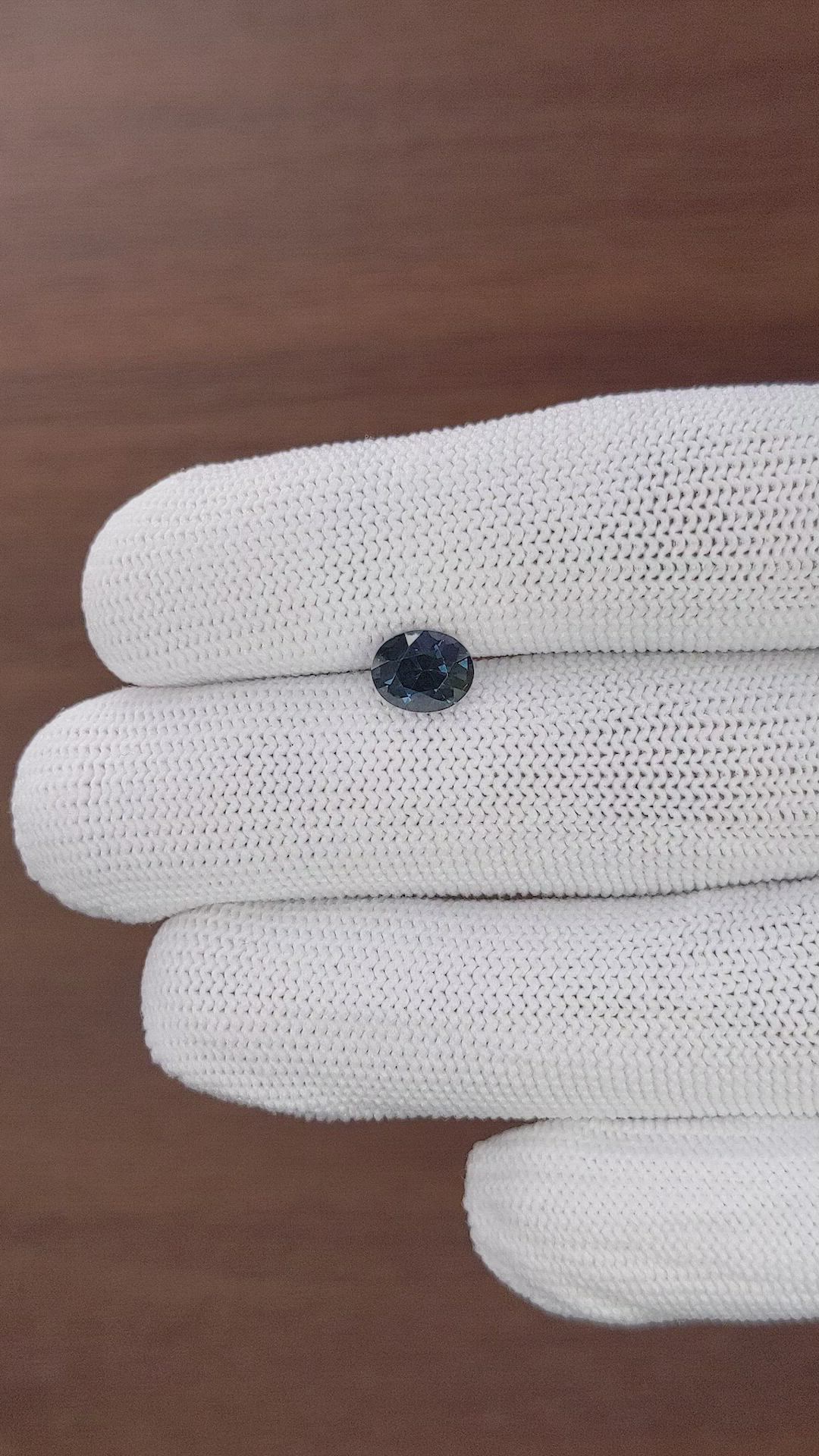 1.52 Ct. Blue Spinel from Tanzania Size Video