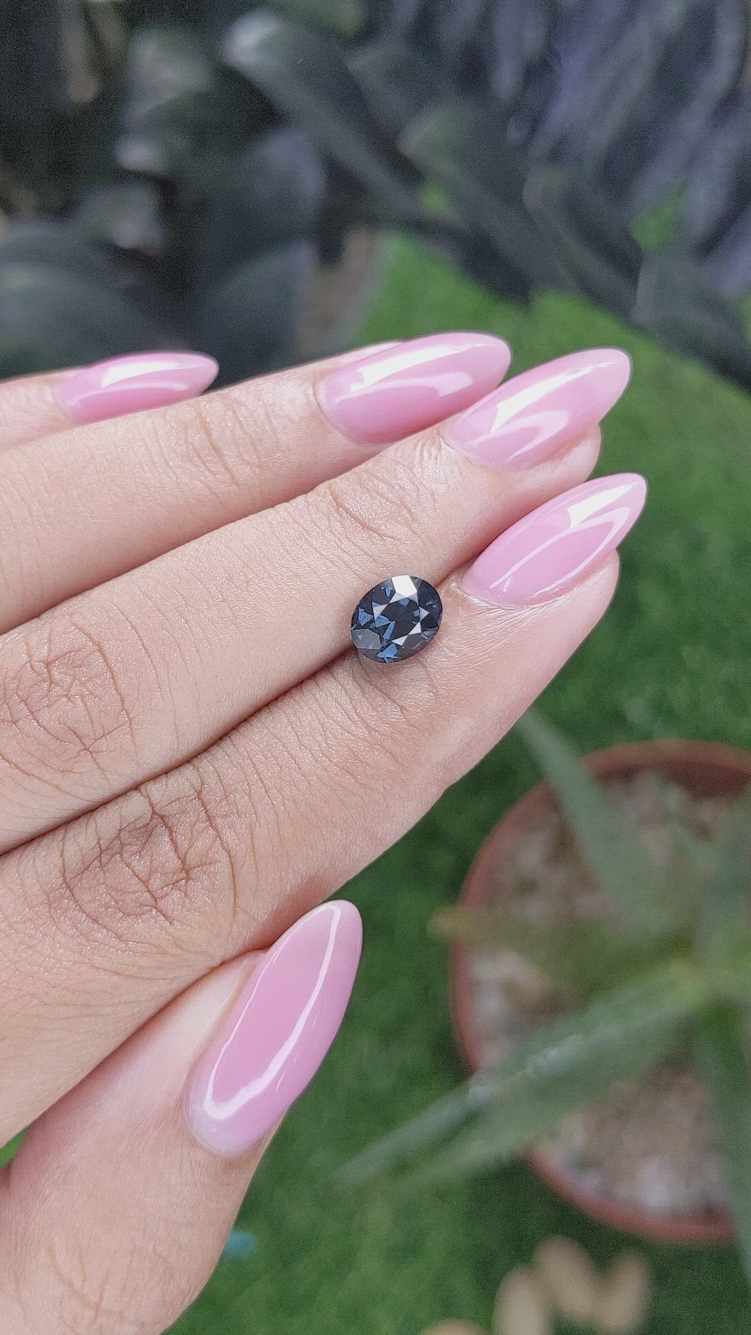 1.52 Ct. Blue Spinel from Tanzania Size Video