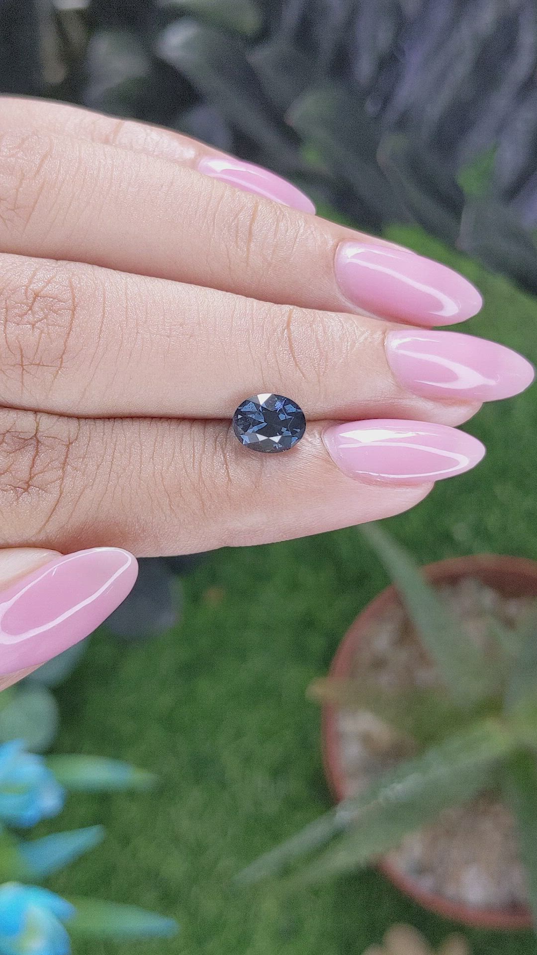 1.52 Ct. Blue Spinel from Tanzania Size Video