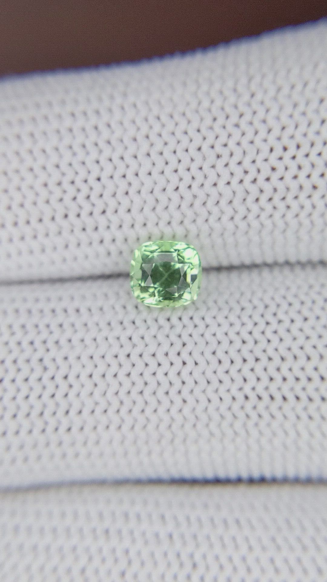 1.02 Ct. Green Tourmaline from Tanzania Size Video