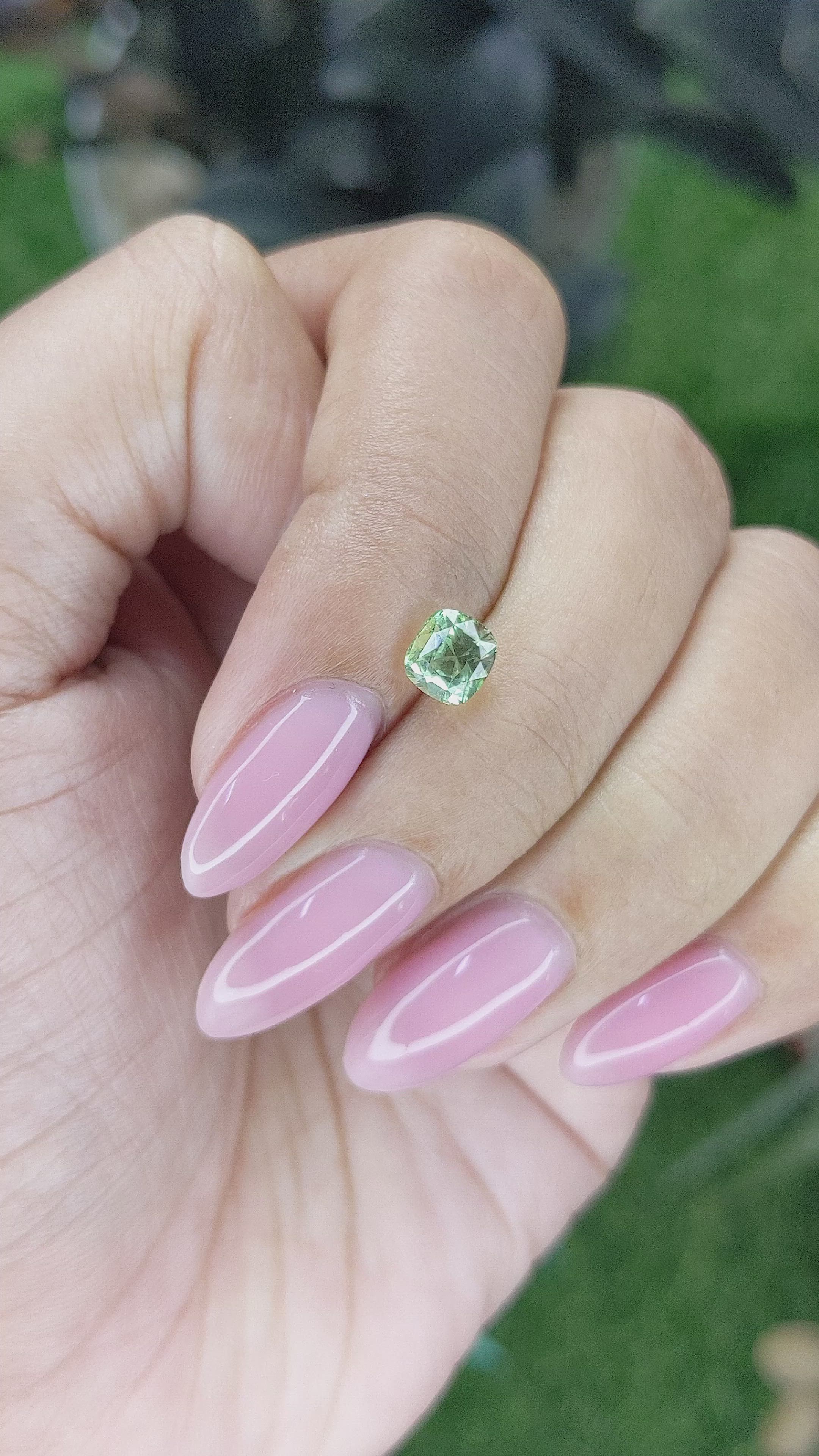 1.02 Ct. Green Tourmaline from Tanzania Size Video