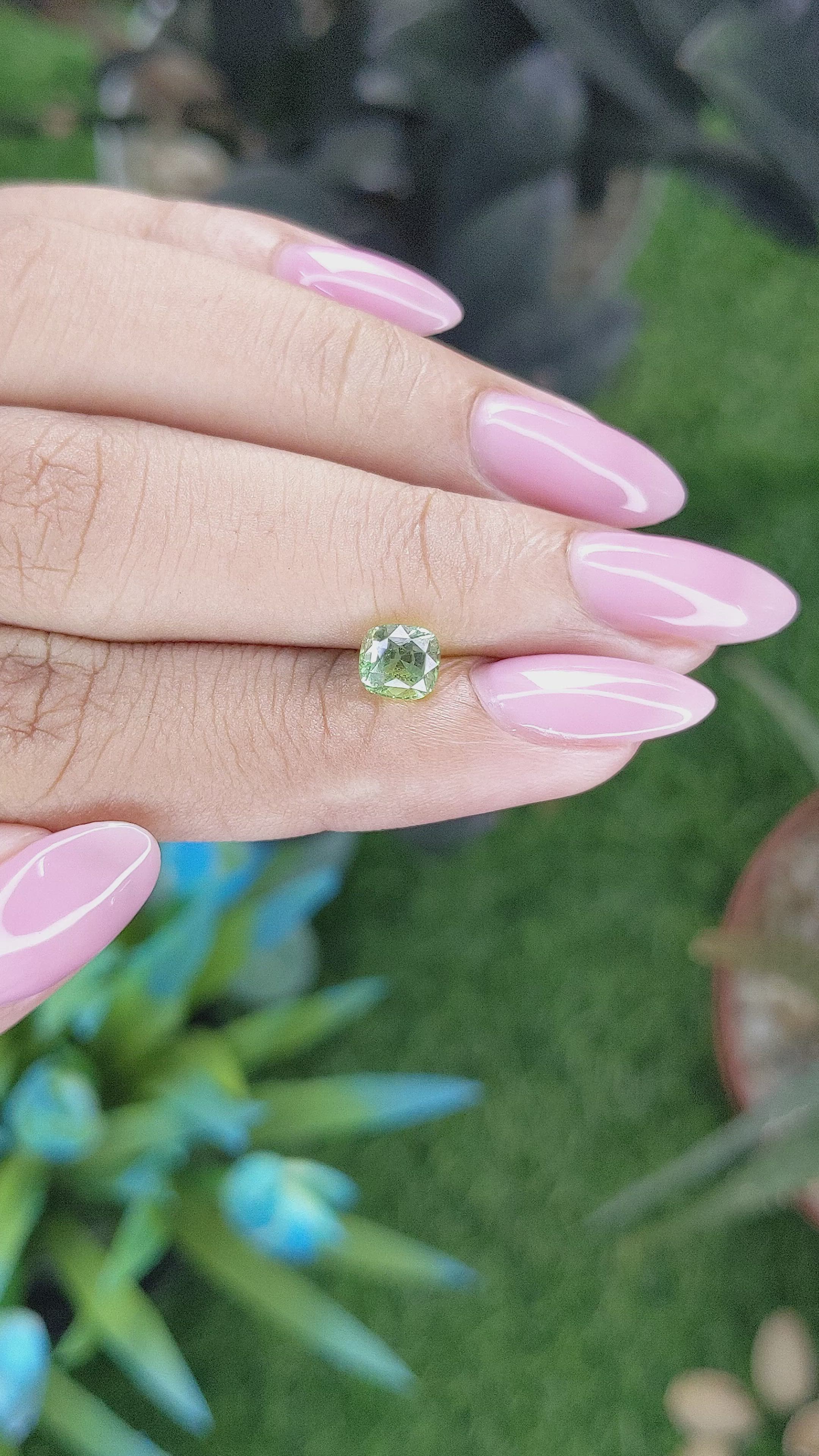 1.02 Ct. Green Tourmaline from Tanzania Size Video