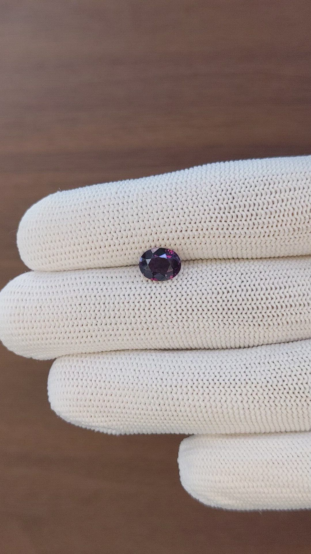 1.60 Ct. Color Change Garnet from Tanzania Size Video