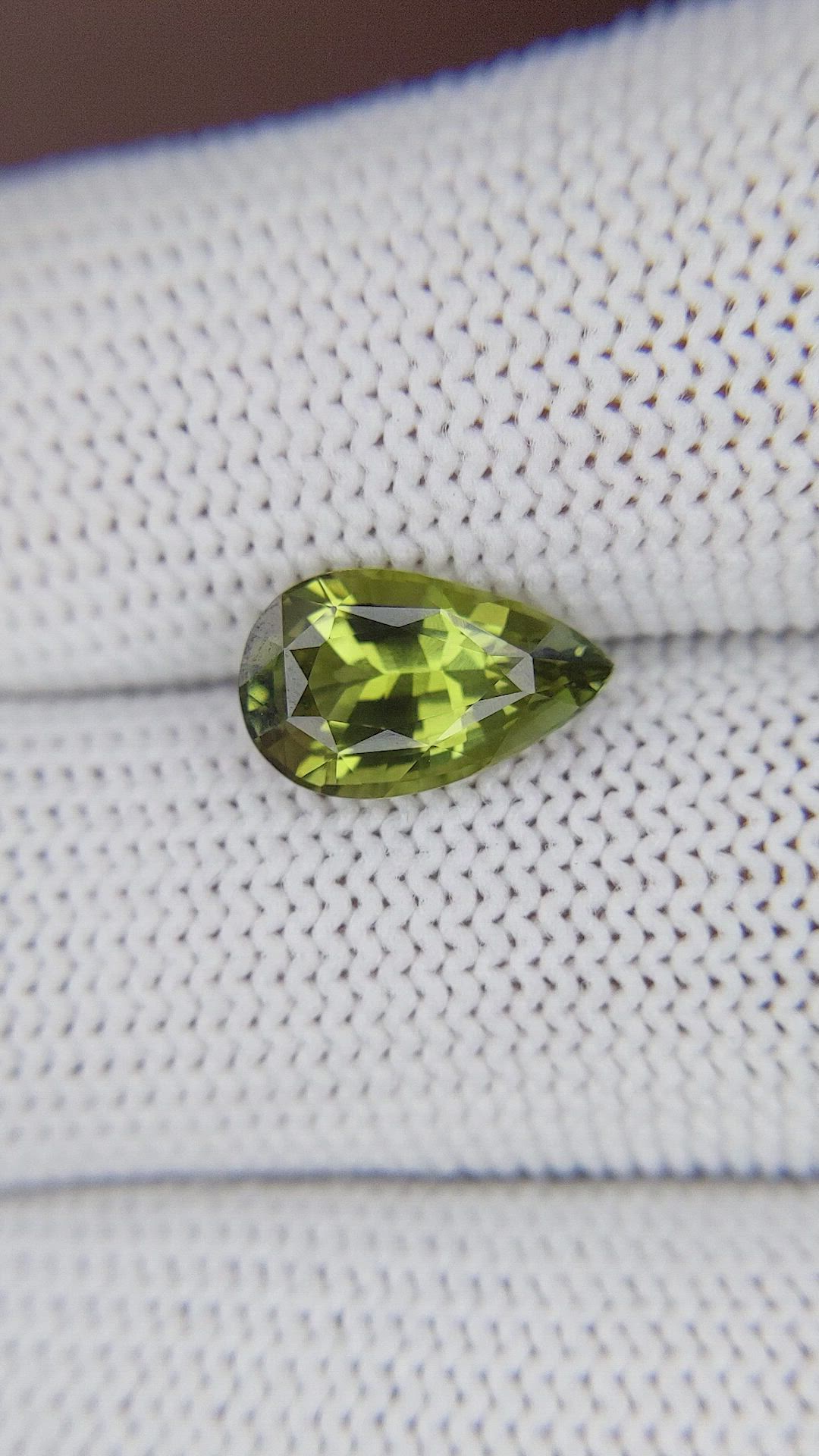 2.62 Ct. Yellowish Green Chrysoberyl from Tanzania Size Video
