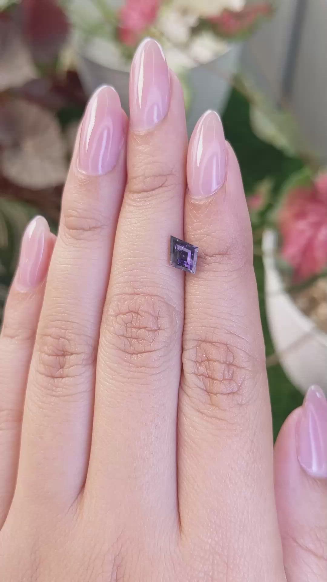 1.18 Ct. Purple Spinel from Ceylon (Sri Lanka) Size Video