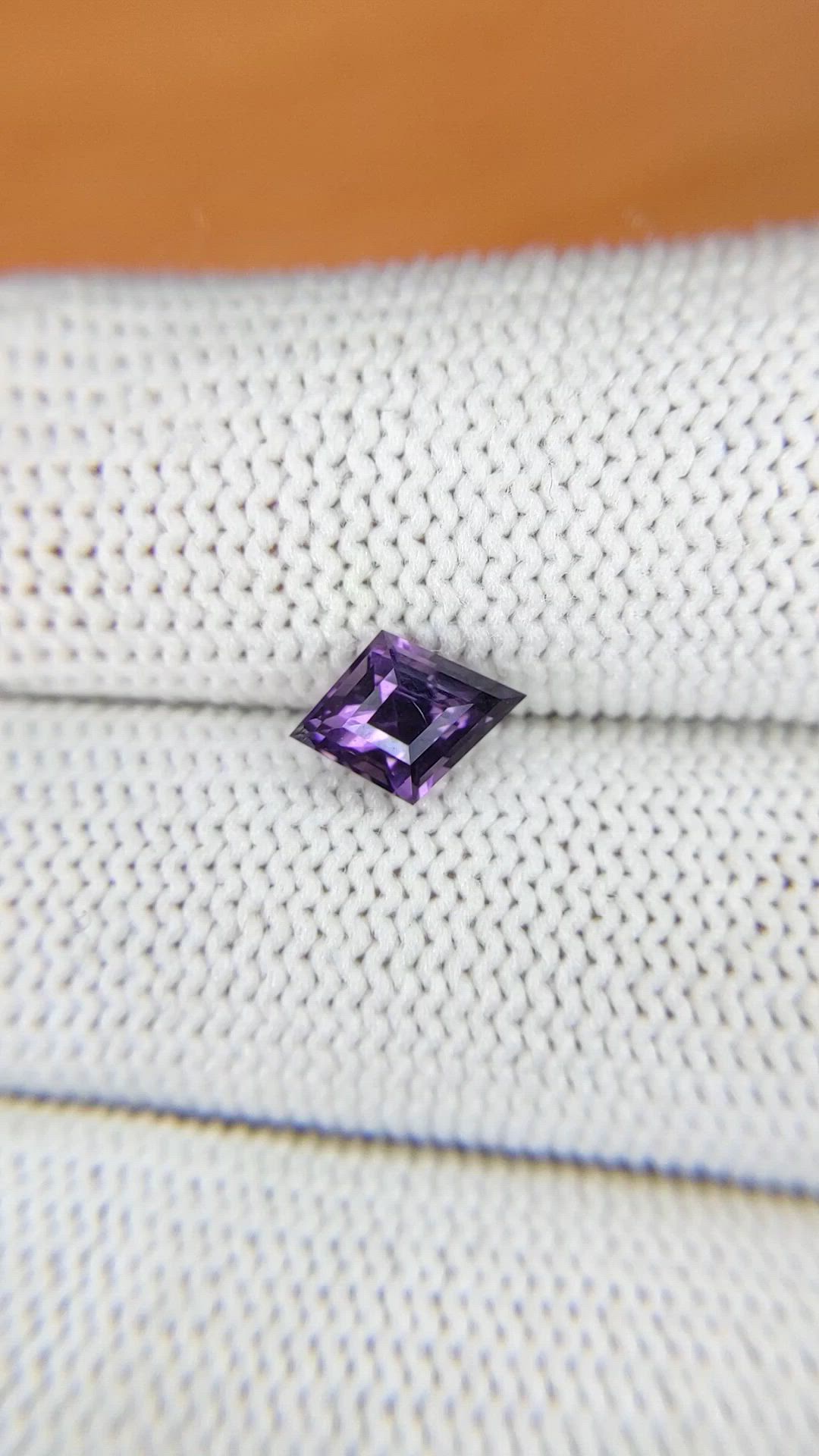 1.18 Ct. Purple Spinel from Ceylon (Sri Lanka) Size Video