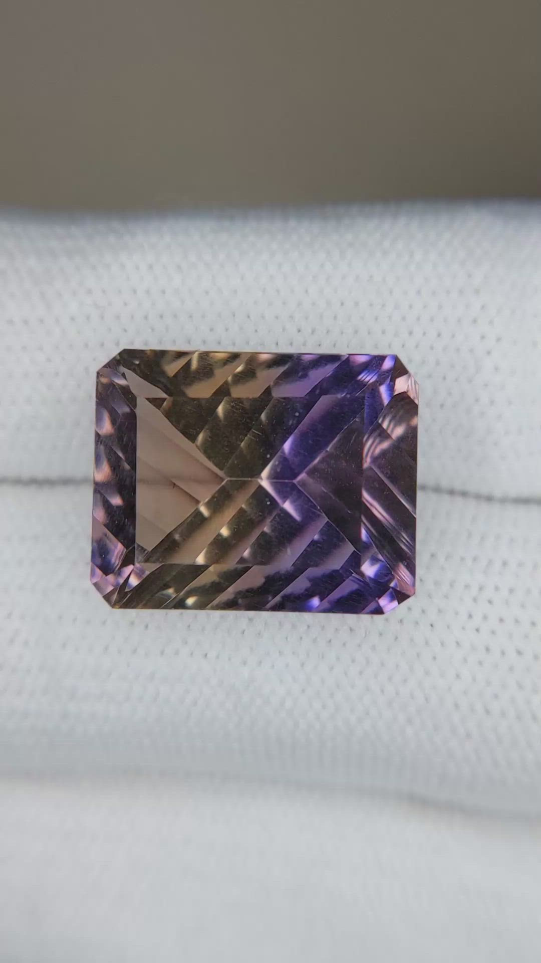 13.96 Ct. Bi Color Ametrine from Bolivia Size Video