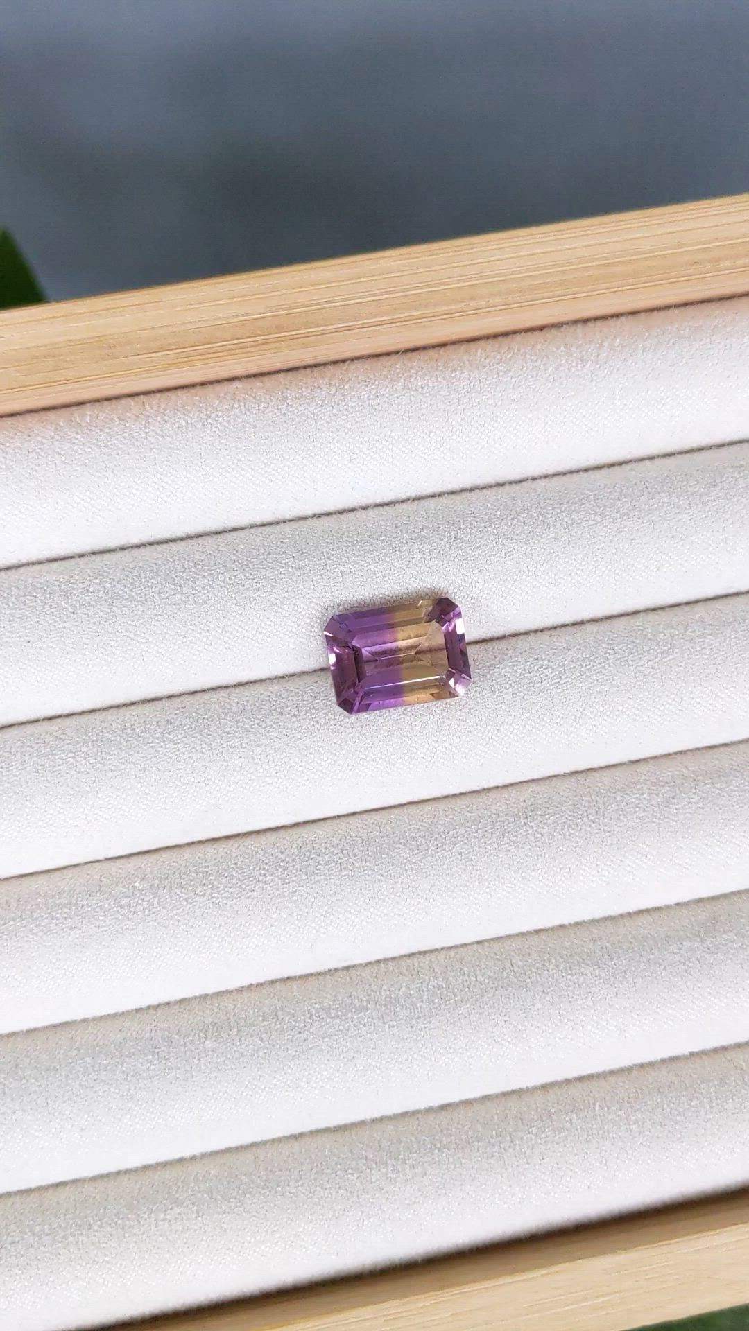 6.92 Ct. Bi Color Ametrine from Bolivia Size Video