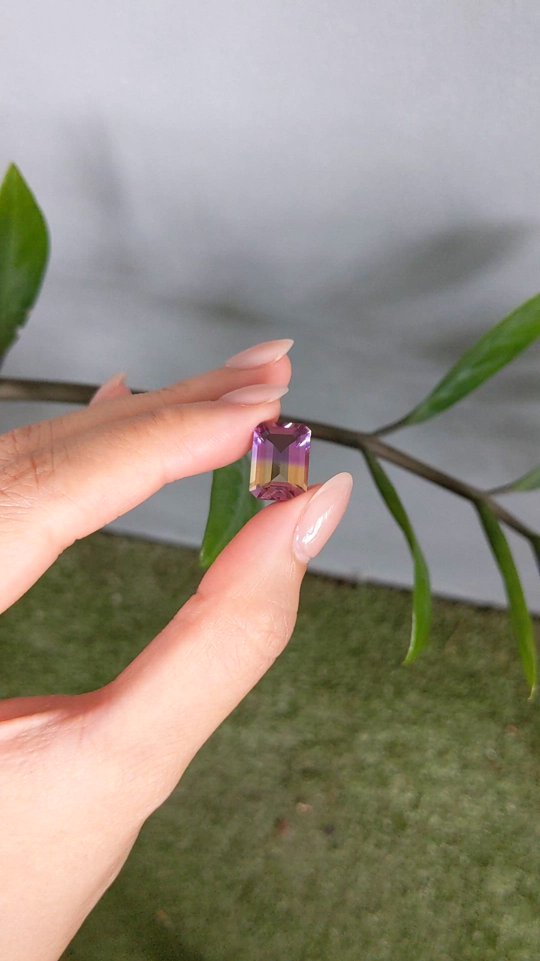 6.92 Ct. Bi Color Ametrine from Bolivia Size Video