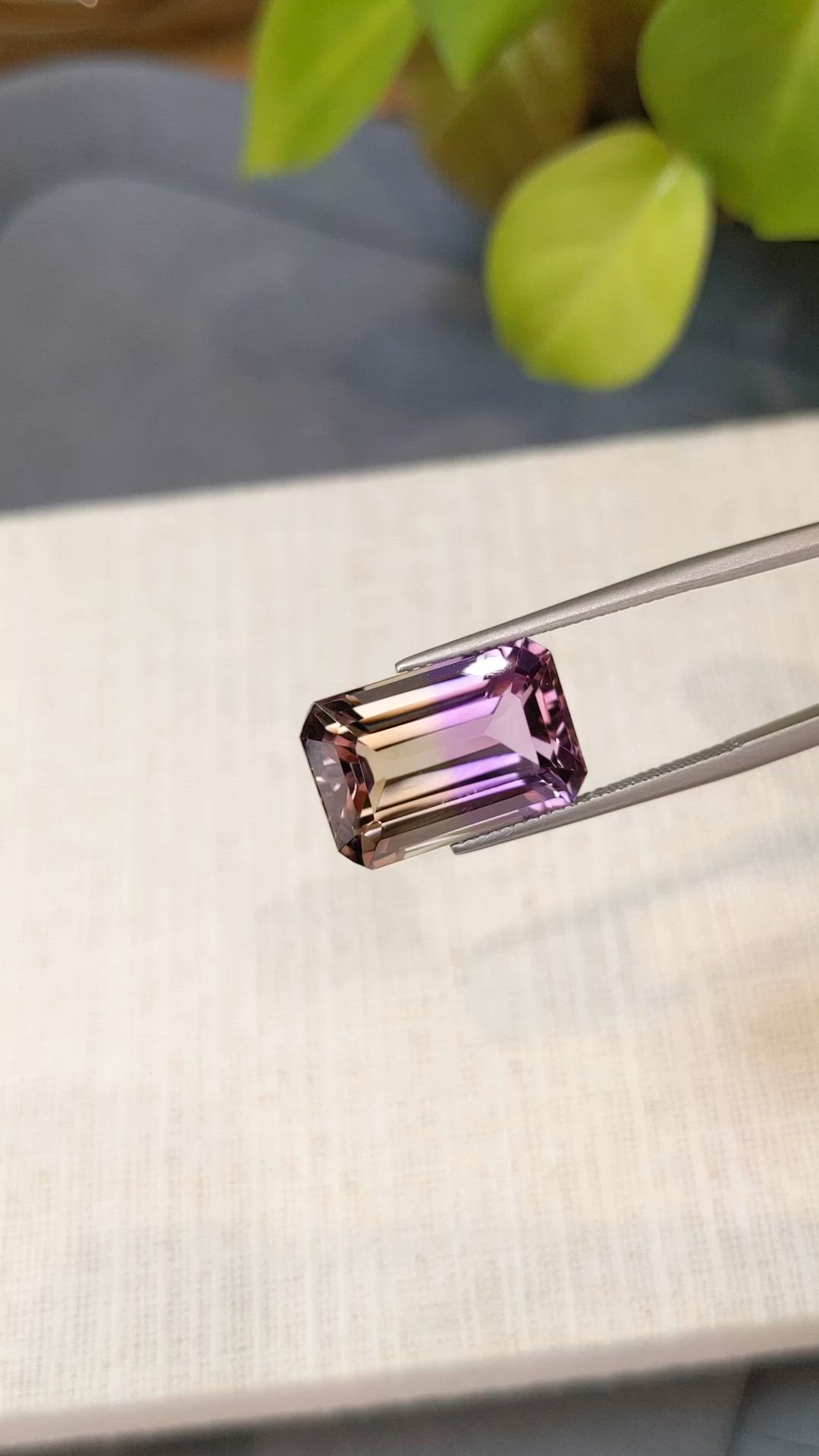 13.47 Ct. Bi Color Ametrine from Bolivia Size Video