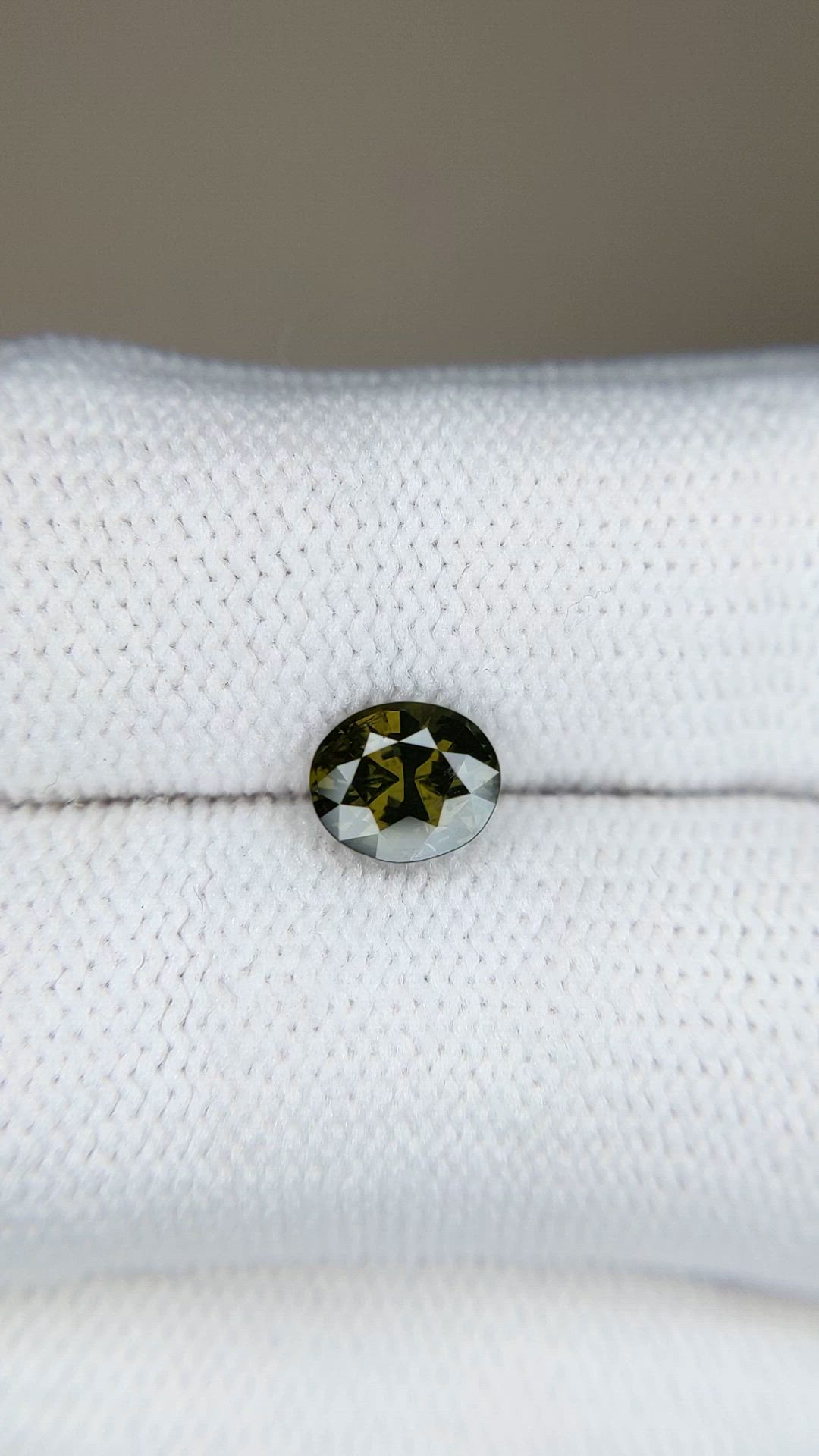 1.15 Ct. Green Zircon from Ceylon (Sri Lanka) Size Video