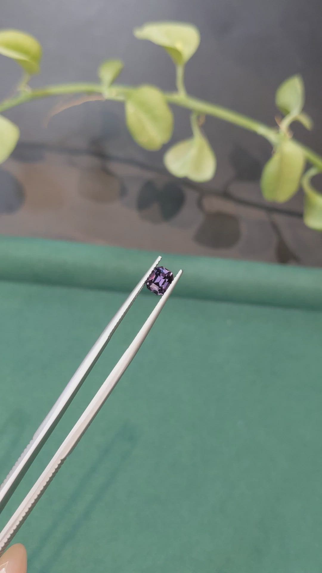 1.08 Ct. Purple Spinel from Ceylon (Sri Lanka) Size Video