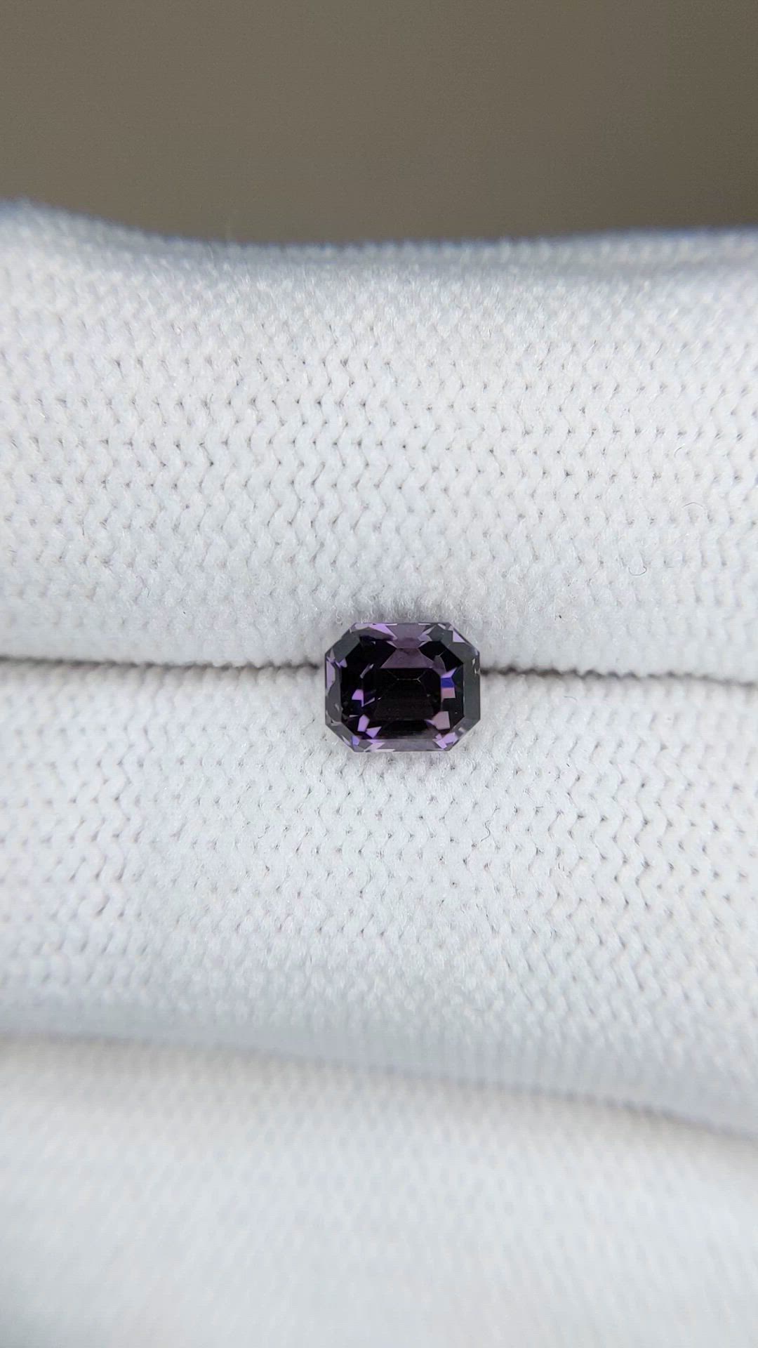 1.08 Ct. Purple Spinel from Ceylon (Sri Lanka) Size Video