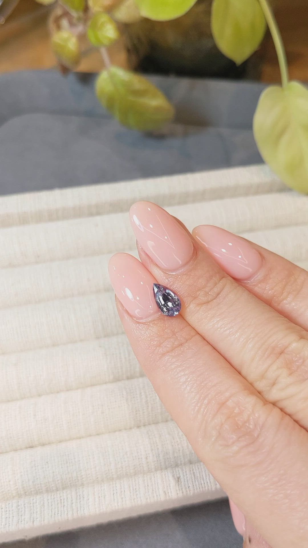 1.08 Ct. Purple Spinel from Ceylon (Sri Lanka) Size Video