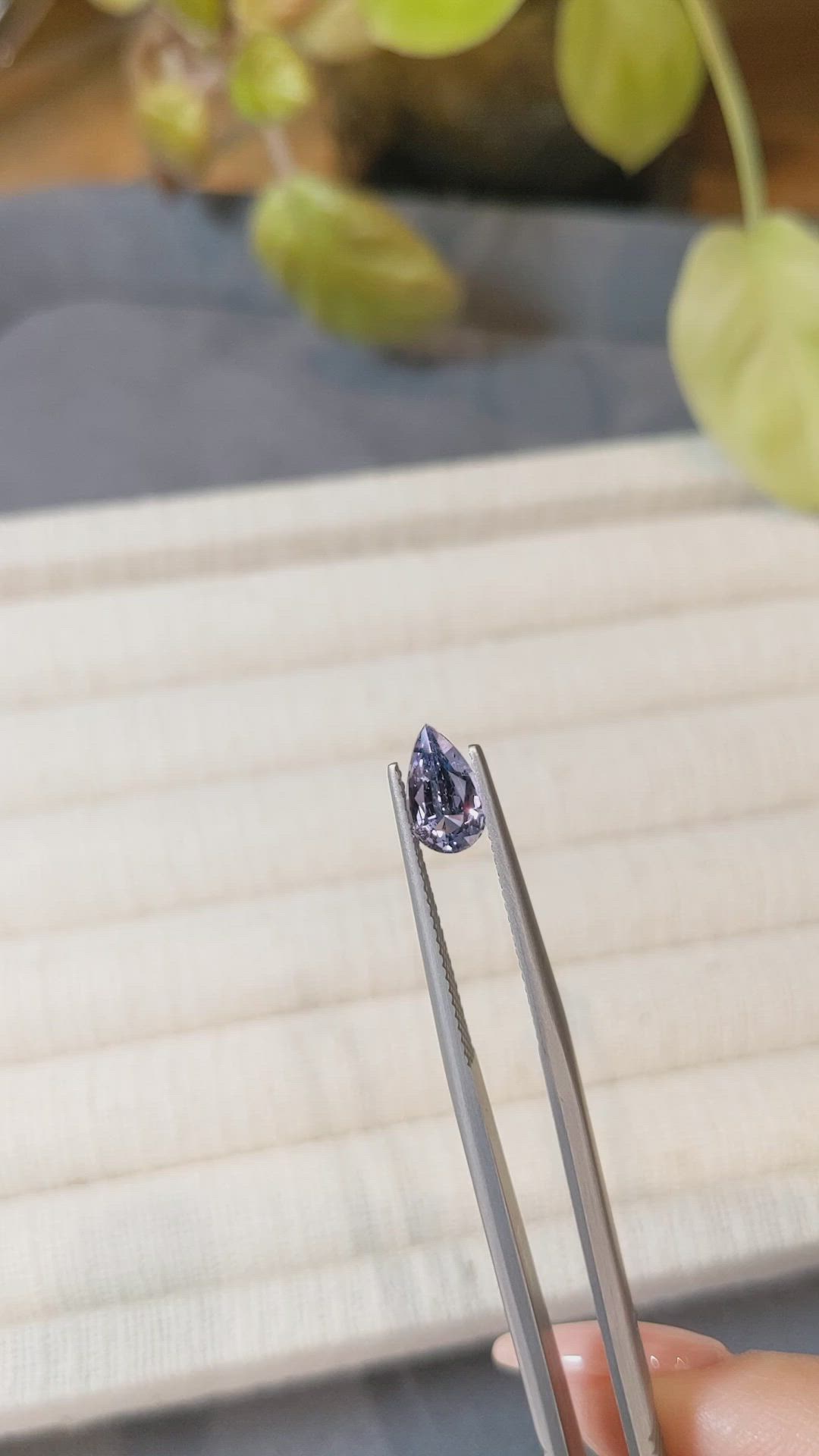 1.08 Ct. Purple Spinel from Ceylon (Sri Lanka) Size Video