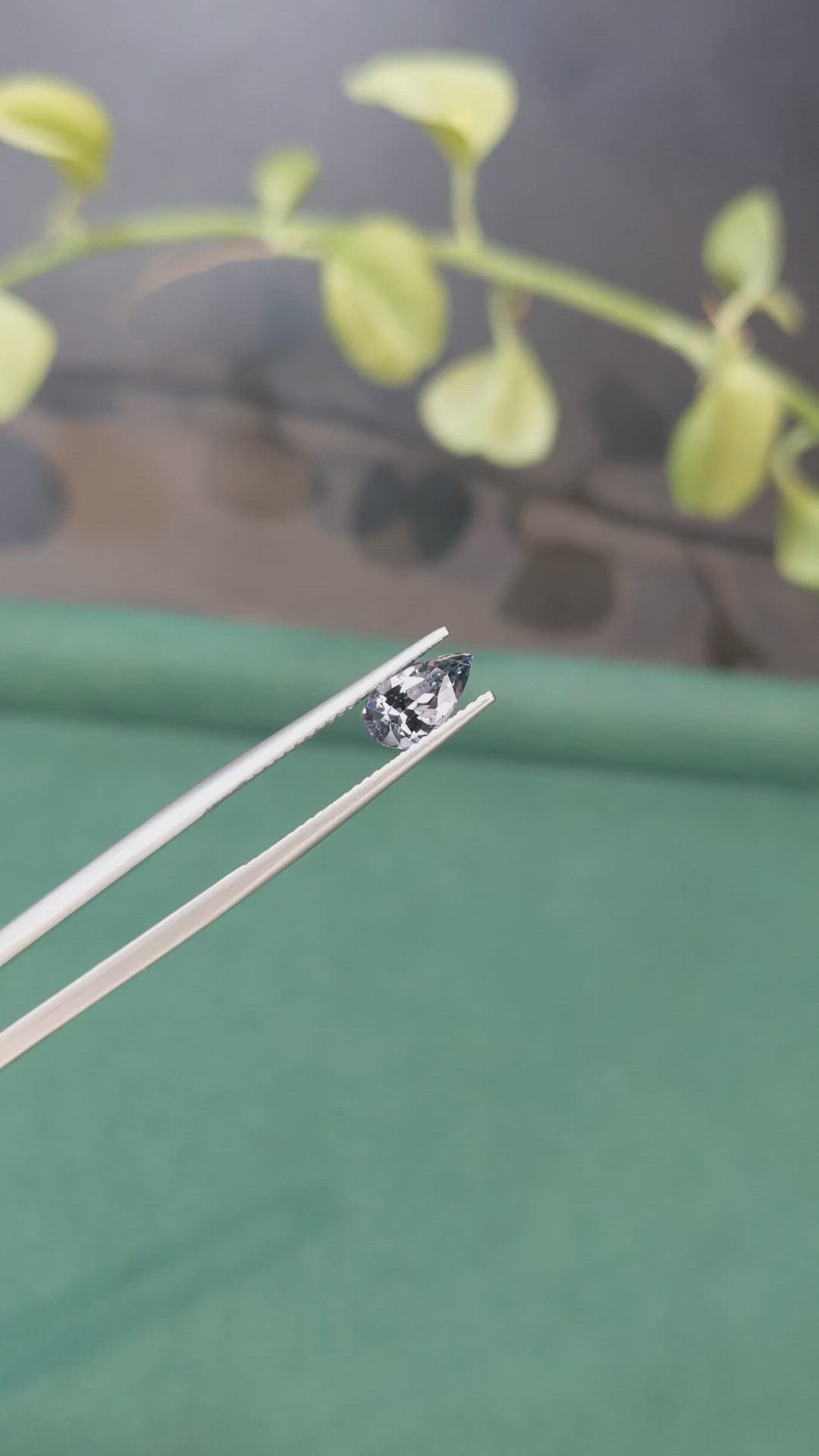 1.07 Ct. Purplish Grey Spinel from Ceylon (Sri Lanka) Size Video