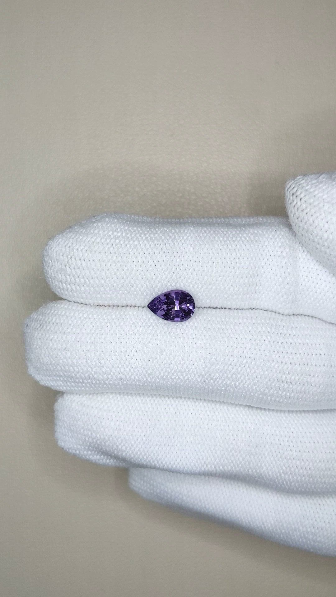 1.15 Ct. Purple Spinel from Ceylon (Sri Lanka) Size Video