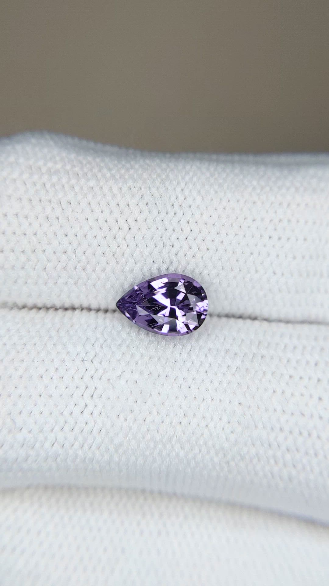 1.15 Ct. Purple Spinel from Ceylon (Sri Lanka) Size Video