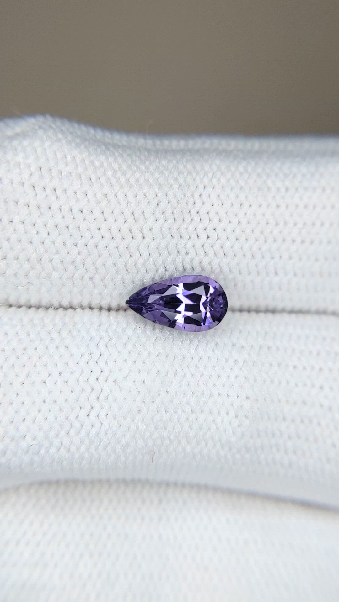 1.23 Ct. Purple Spinel from Ceylon (Sri Lanka) Size Video