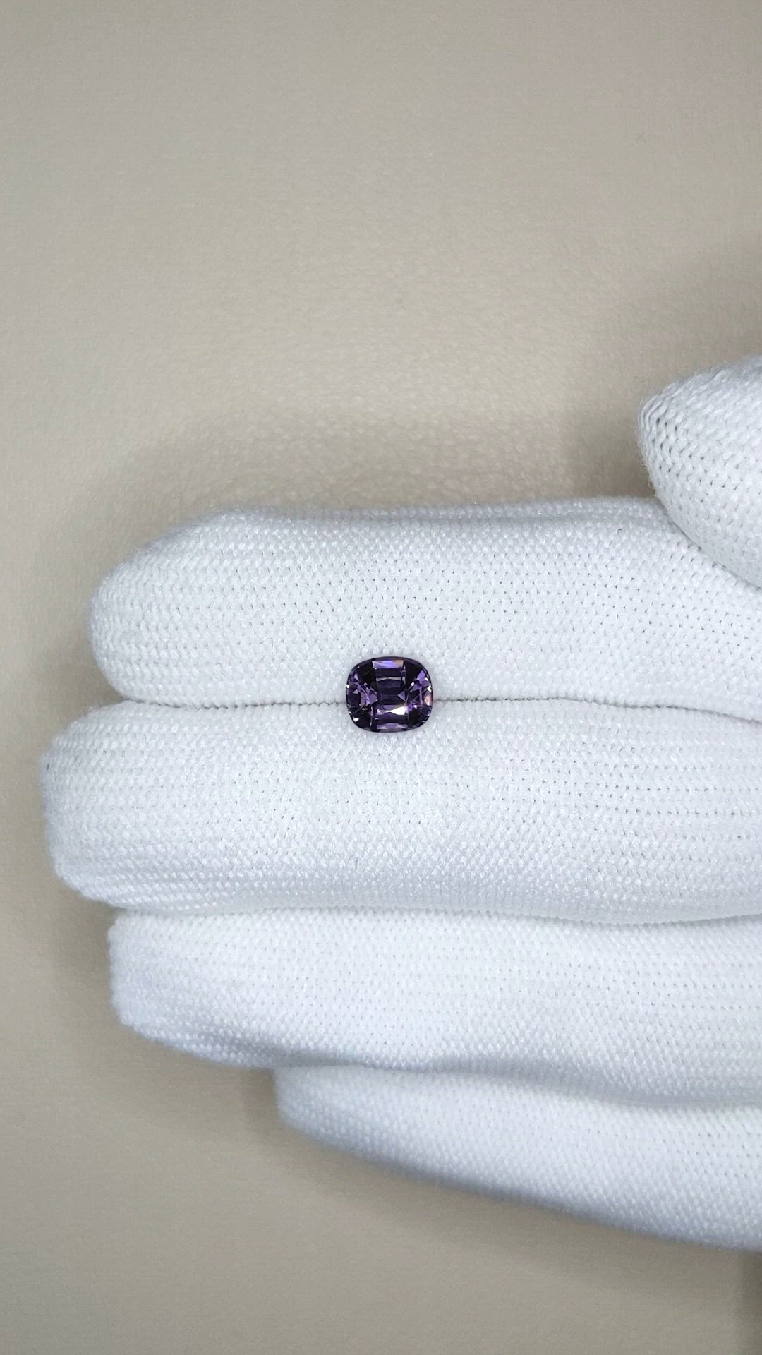 1.23 Ct. Purple Spinel from Ceylon (Sri Lanka) Size Video