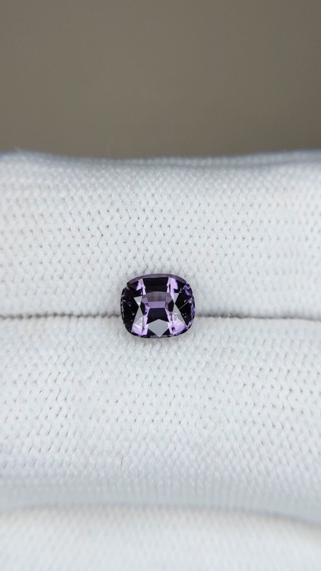 1.23 Ct. Purple Spinel from Ceylon (Sri Lanka) Size Video