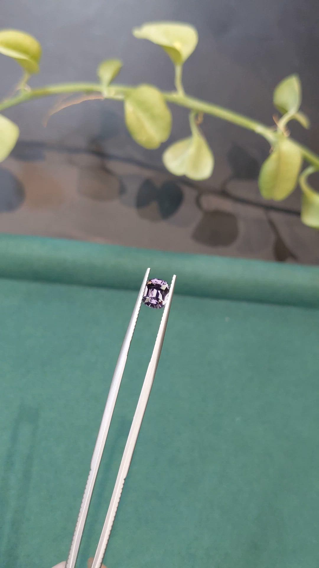 1.23 Ct. Purple Spinel from Ceylon (Sri Lanka) Size Video