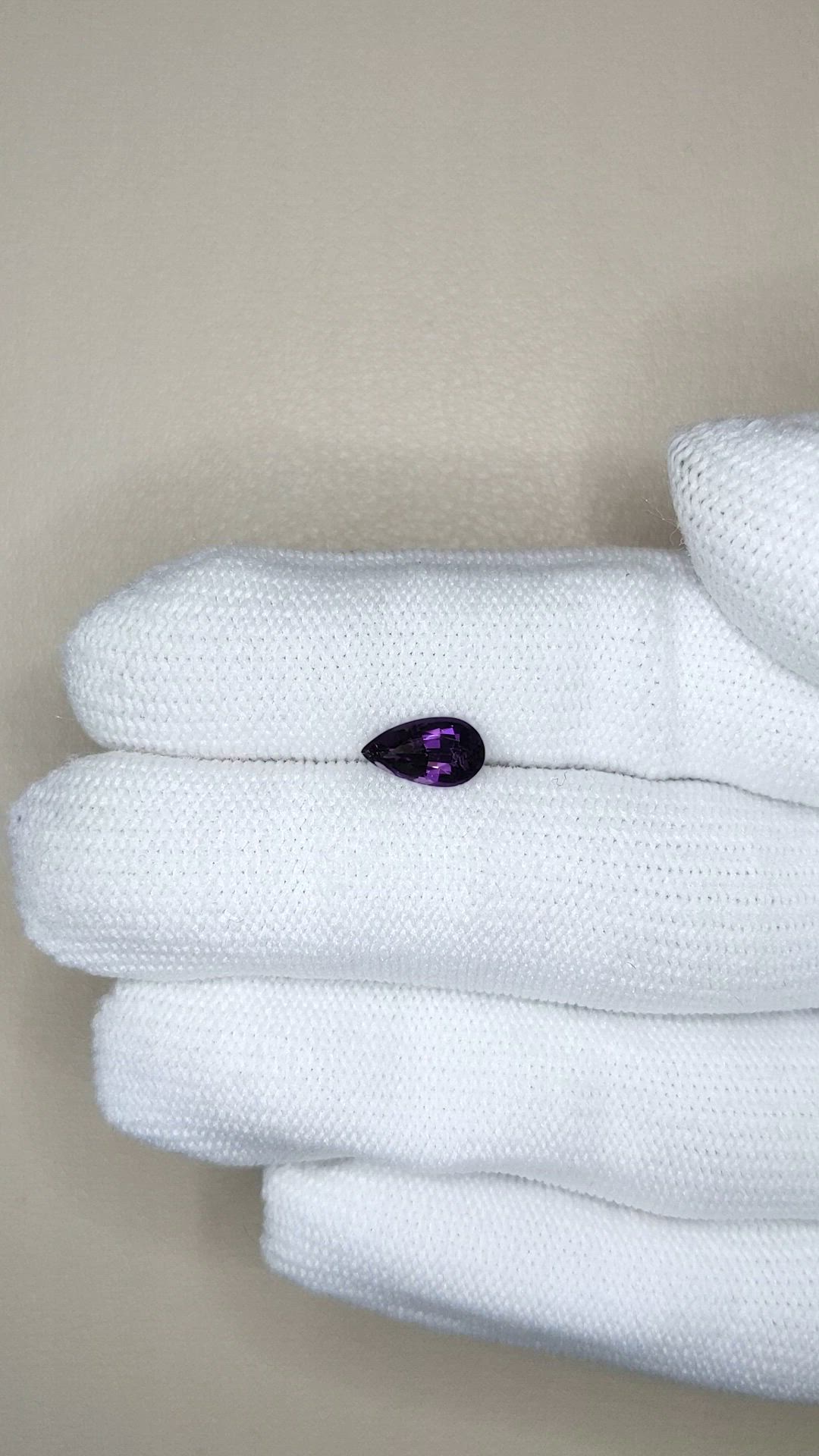 1.03 Ct. Purple Spinel from Ceylon (Sri Lanka) Size Video