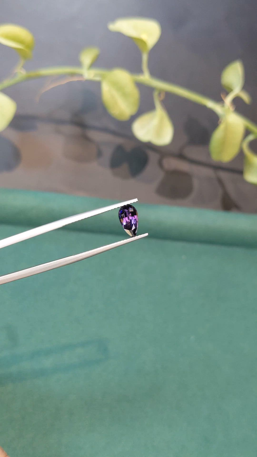 1.03 Ct. Purple Spinel from Ceylon (Sri Lanka) Size Video