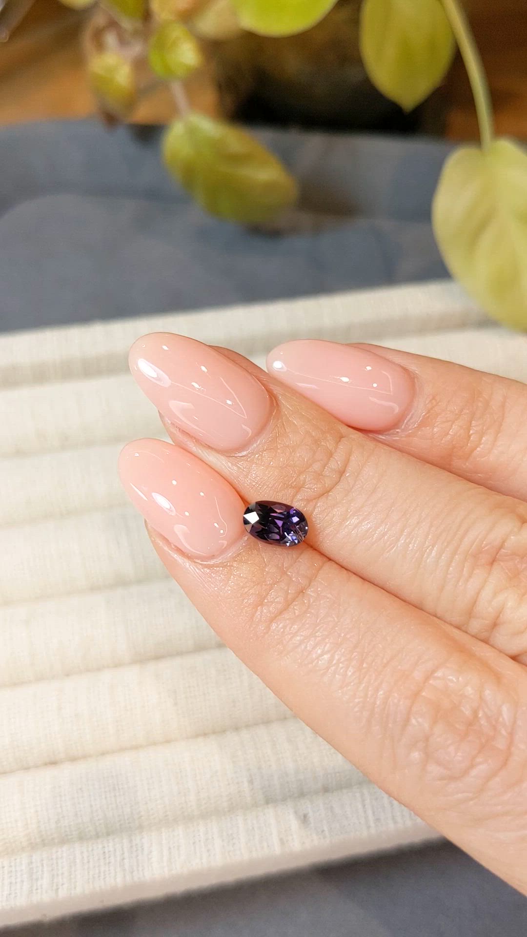 1.16 Ct. Purple Spinel from Ceylon (Sri Lanka) Size Video