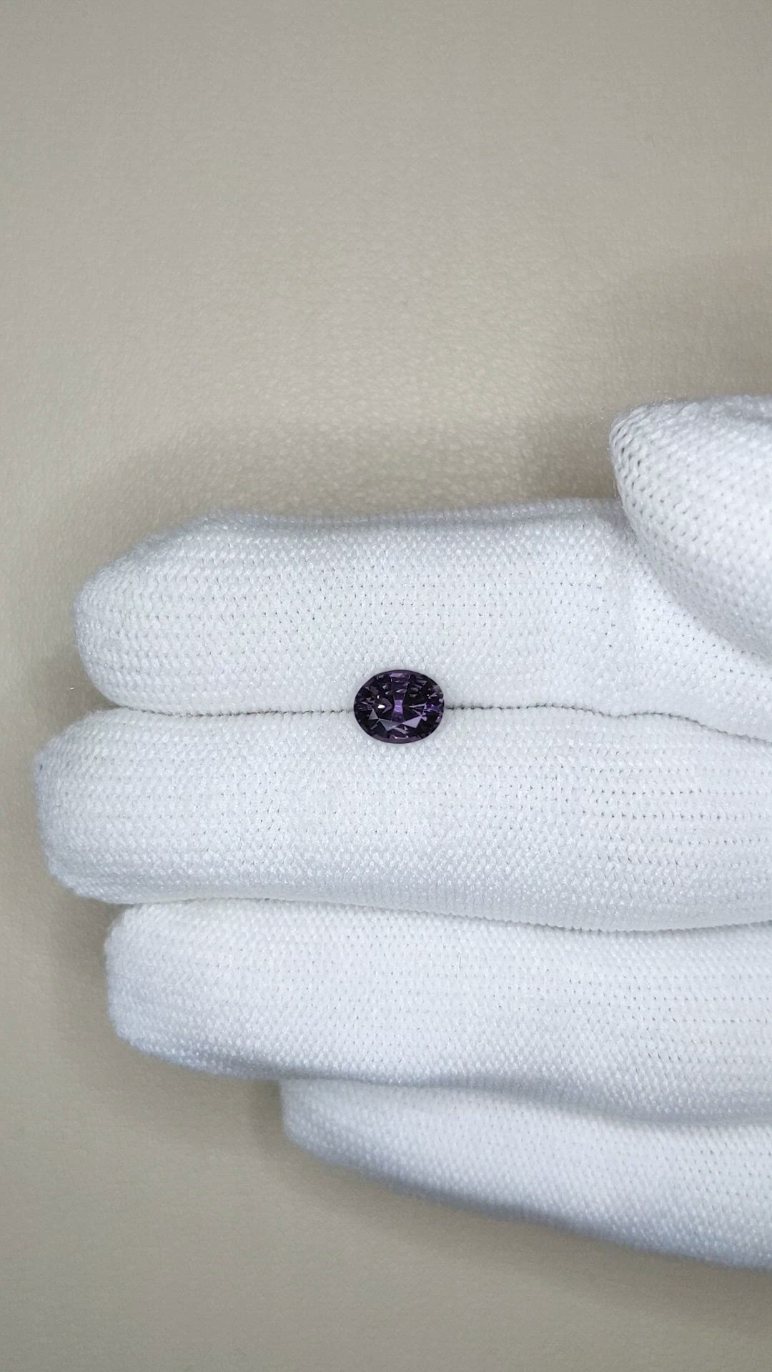 1.03 Ct. Greyish Violet Spinel from Ceylon (Sri Lanka) Size Video