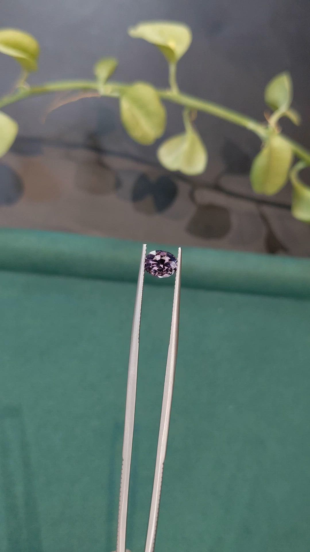 1.03 Ct. Purple Spinel from Ceylon (Sri Lanka) Size Video