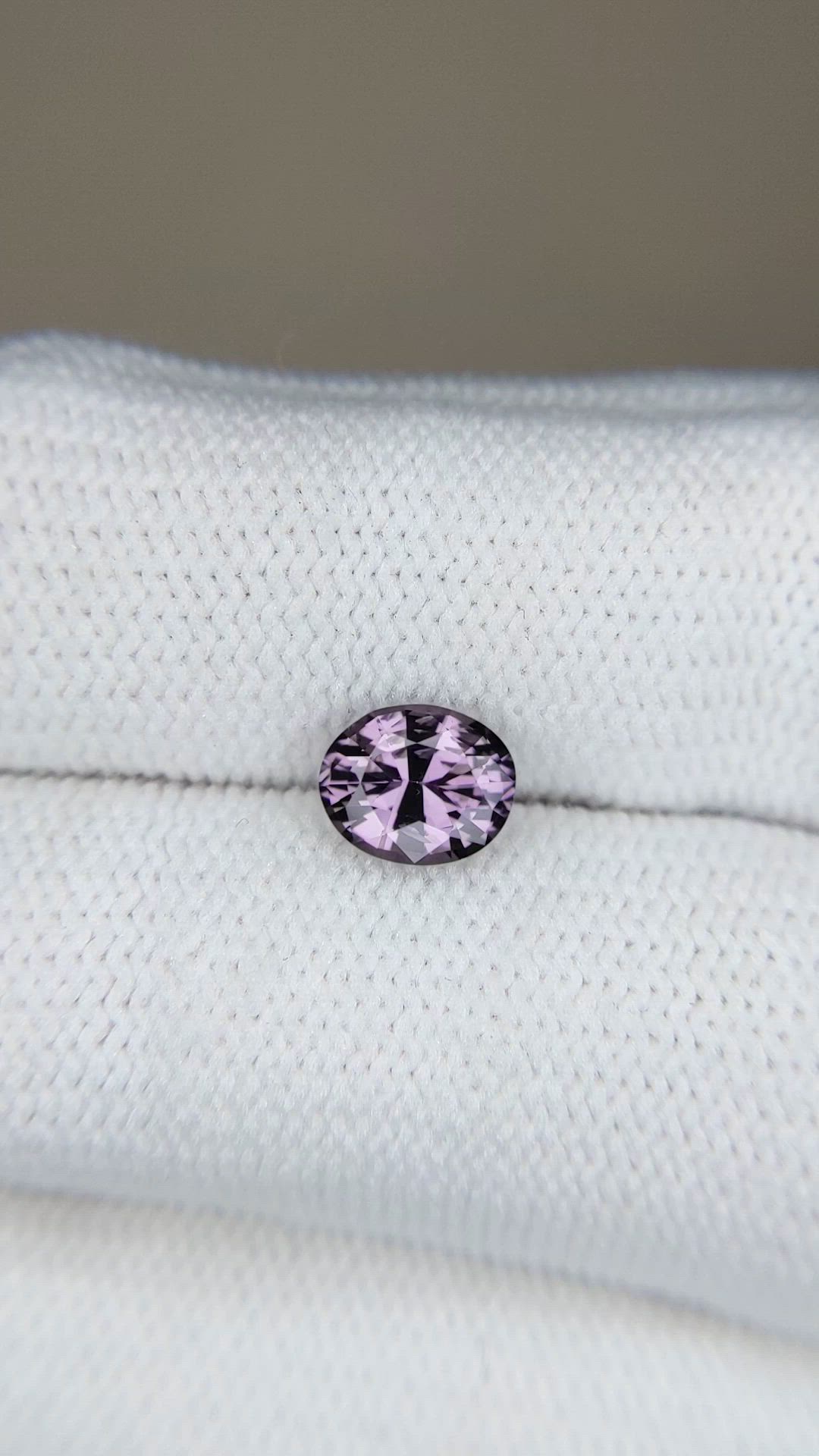 1.03 Ct. Greyish Violet Spinel from Ceylon (Sri Lanka) Size Video