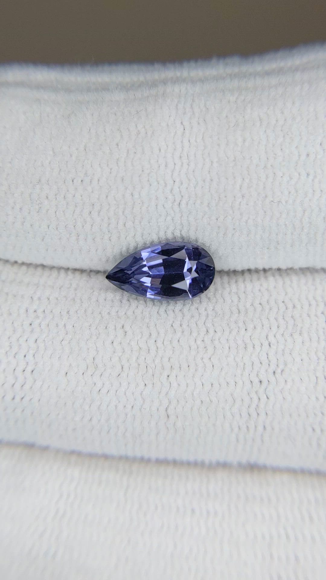 1.27 Ct. Greyish Violet Spinel from Ceylon (Sri Lanka) Size Video