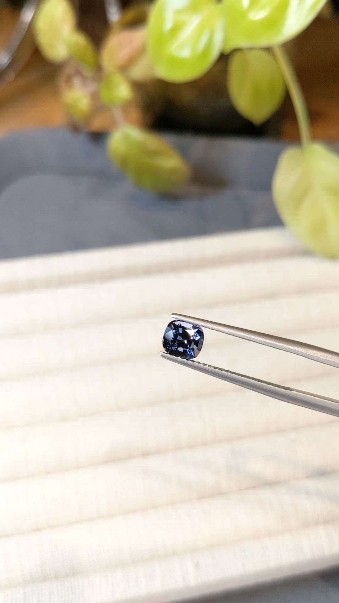 1.14 Ct. Bluish Grey Spinel from Ceylon (Sri Lanka) Size Video